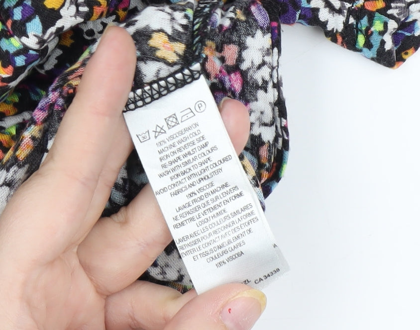 French Connection Women's Multicoloured Floral Dress Size 12