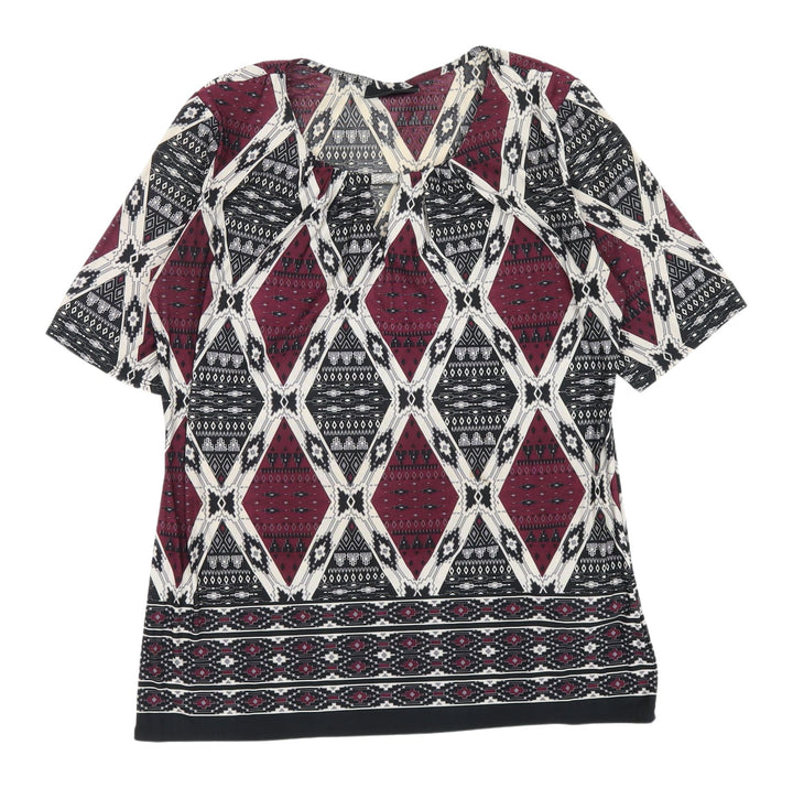 Wallis Women's Multicoloured Geometric Blouse Size 10