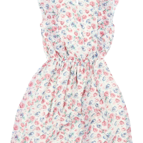 New Look Women's Multicoloured Floral A-Line Dress