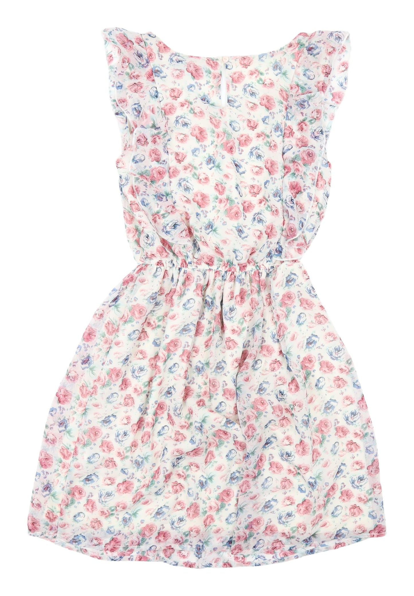 New Look Women's Multicoloured Floral A-Line Dress