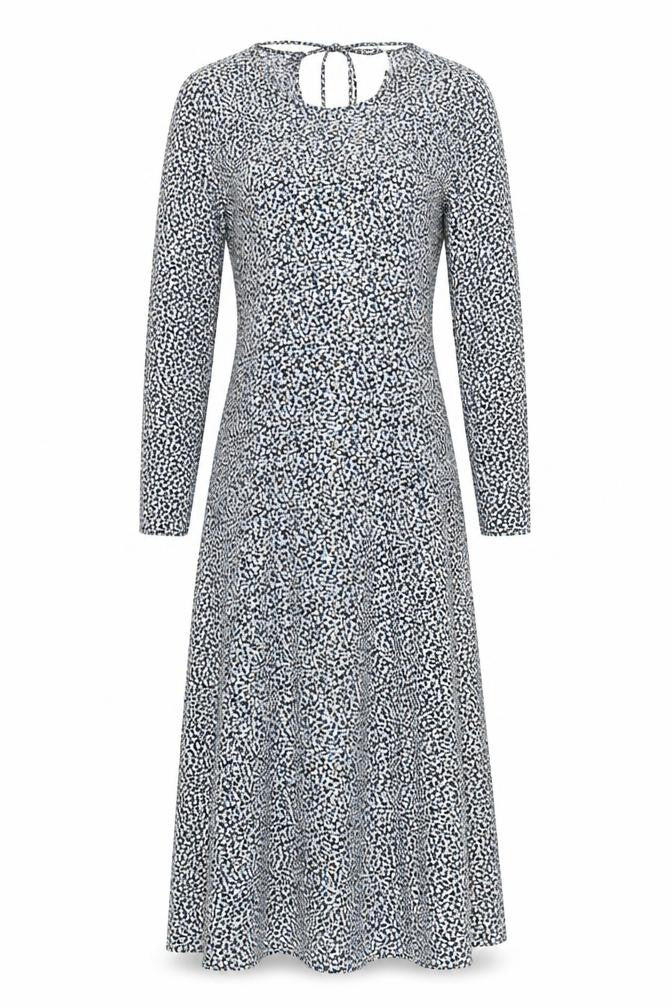 Front view of H&M Women's Multicoloured A-Line Dress -, size 8
