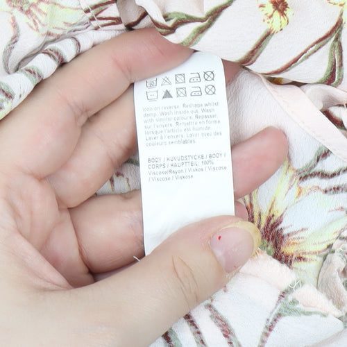 River Island Women's Floral Multicoloured Blouse