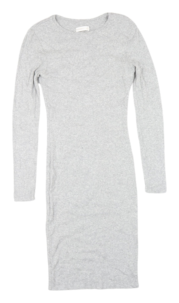 Kookai Grey Bodycon Dress, Women’s Size 6, Casual Knit