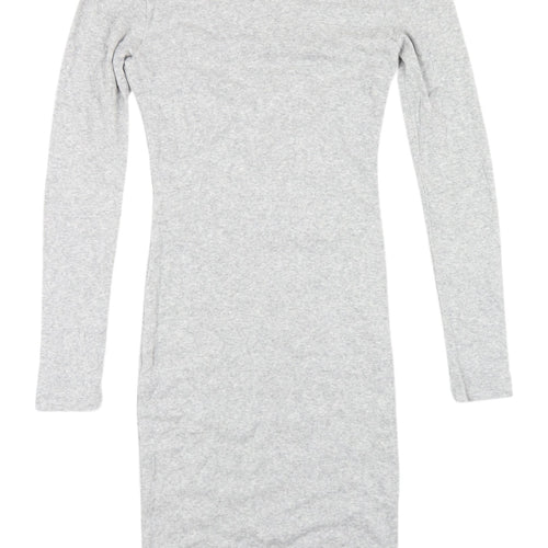 Kookai Grey Bodycon Dress, Women’s Size 6, Casual Knit