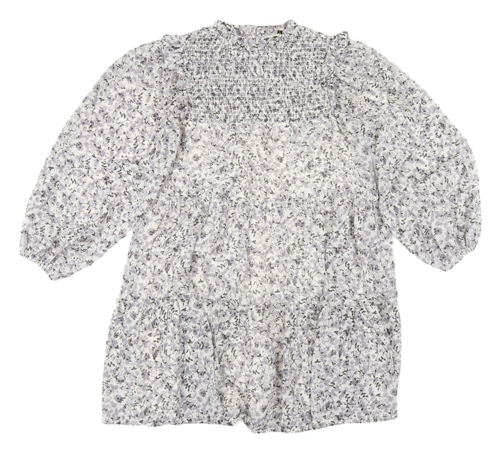 Miss Selfridge Women's Shift Dress Grey Floral Size 8