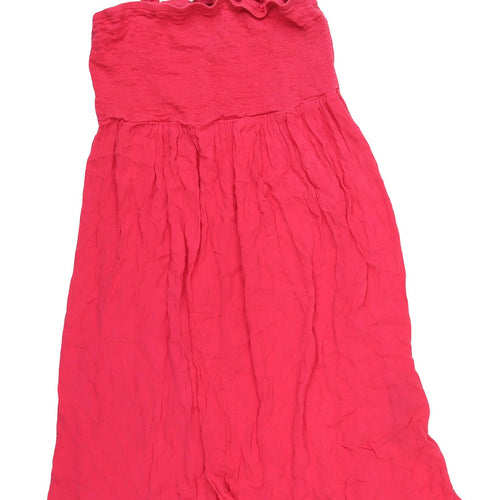 Julipa Women's Pink Sleeveless Summer Dress Size 16