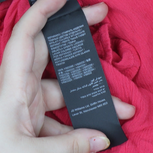 Julipa Women's Pink Sleeveless Summer Dress Size 16