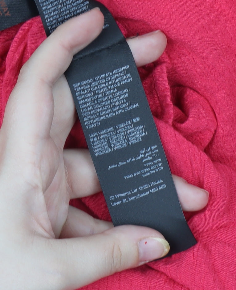 Julipa Women's Pink Sleeveless Summer Dress Size 16