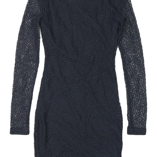 Kookai Women's Black Lace Bodycon Dress, Size 6, Party Chic