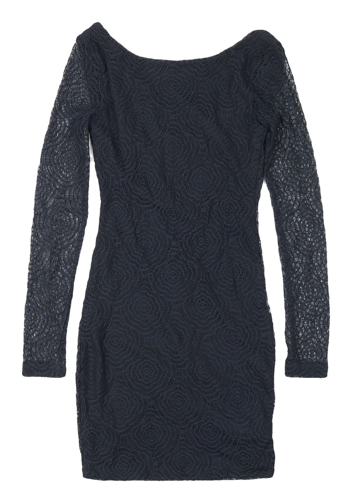 Kookai Women's Black Lace Bodycon Dress, Size 6, Party Chic