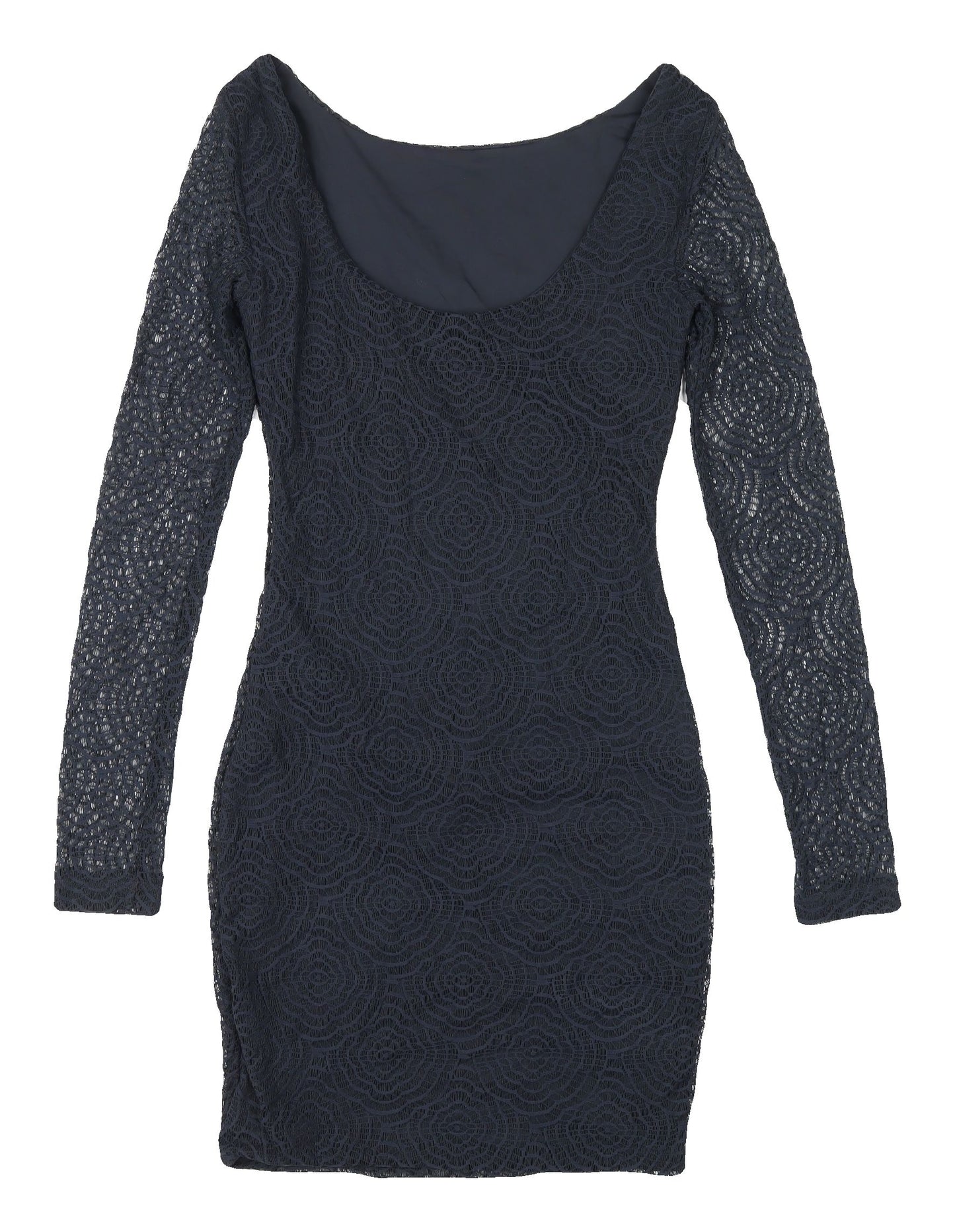 Kookai Women's Black Lace Bodycon Dress, Size 6, Party Chic