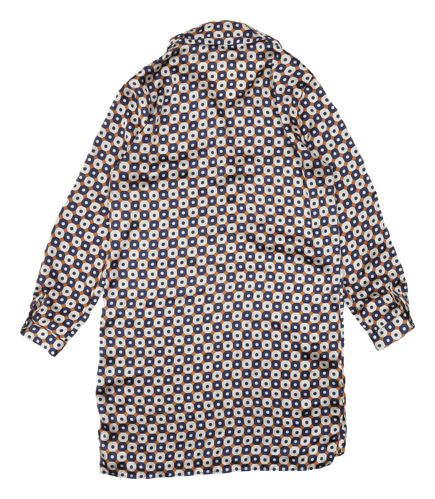 Zara Women’s Multicoloured Geometric Shirt Dress - Size 8