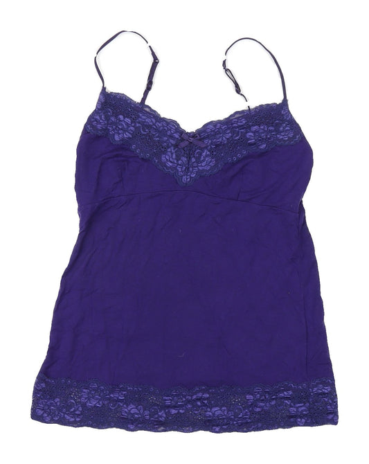 Jigsaw Women's Purple Lace Camisole XS