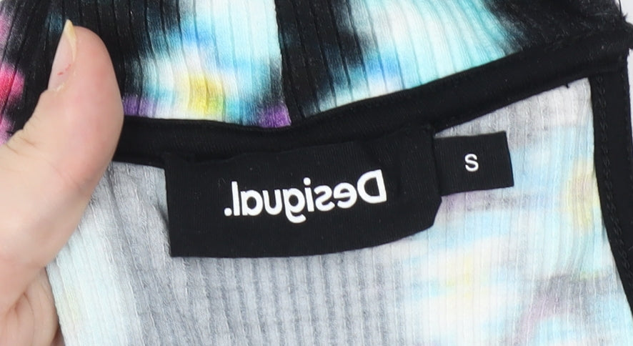 Desigual Women's Multicoloured Floral Bodycon Dress S