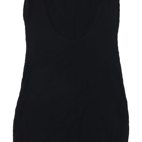 ASOS Women's Black Sleeveless Bodycon Dress Size 6