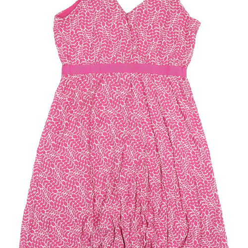 Boden Women's Pink Sleeveless A-Line Dress Size 10