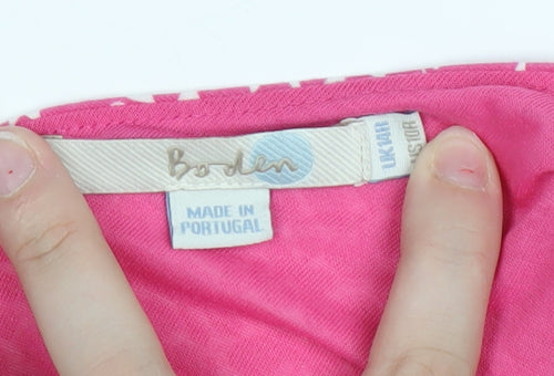 Boden Women's Pink Sleeveless A-Line Dress Size 10