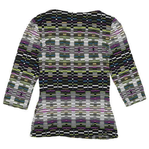 Wallis Women's Multicoloured Geometric Tunic Blouse Size 8