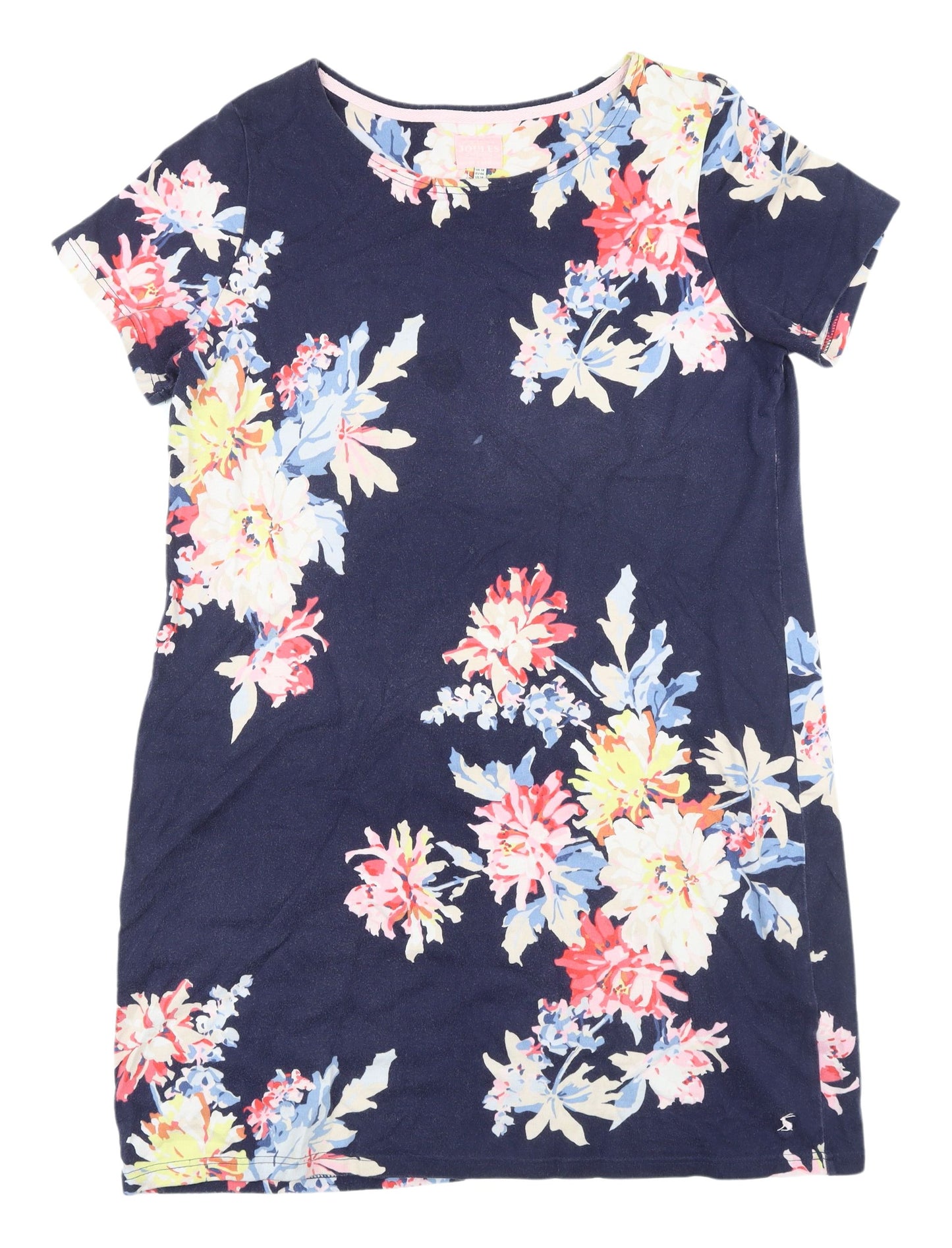 Joules Women's Floral Shift Dress, UK 18, Multicoloured