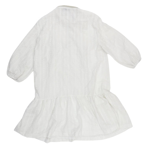 LCW Casual Women's White Collared Shirt Dress S