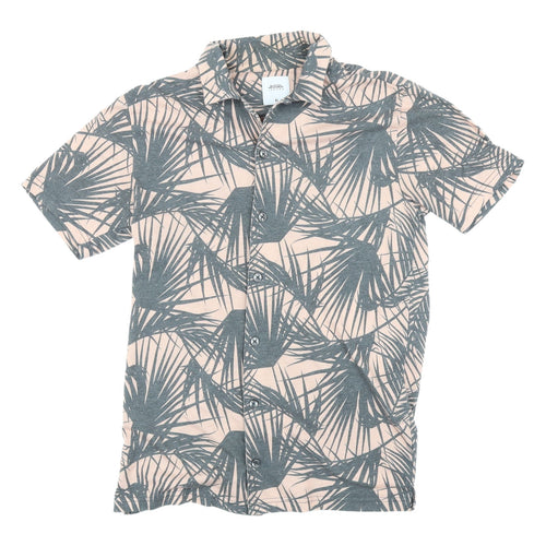 Burton Menswear London XS Men Beige Collared T-Shirt