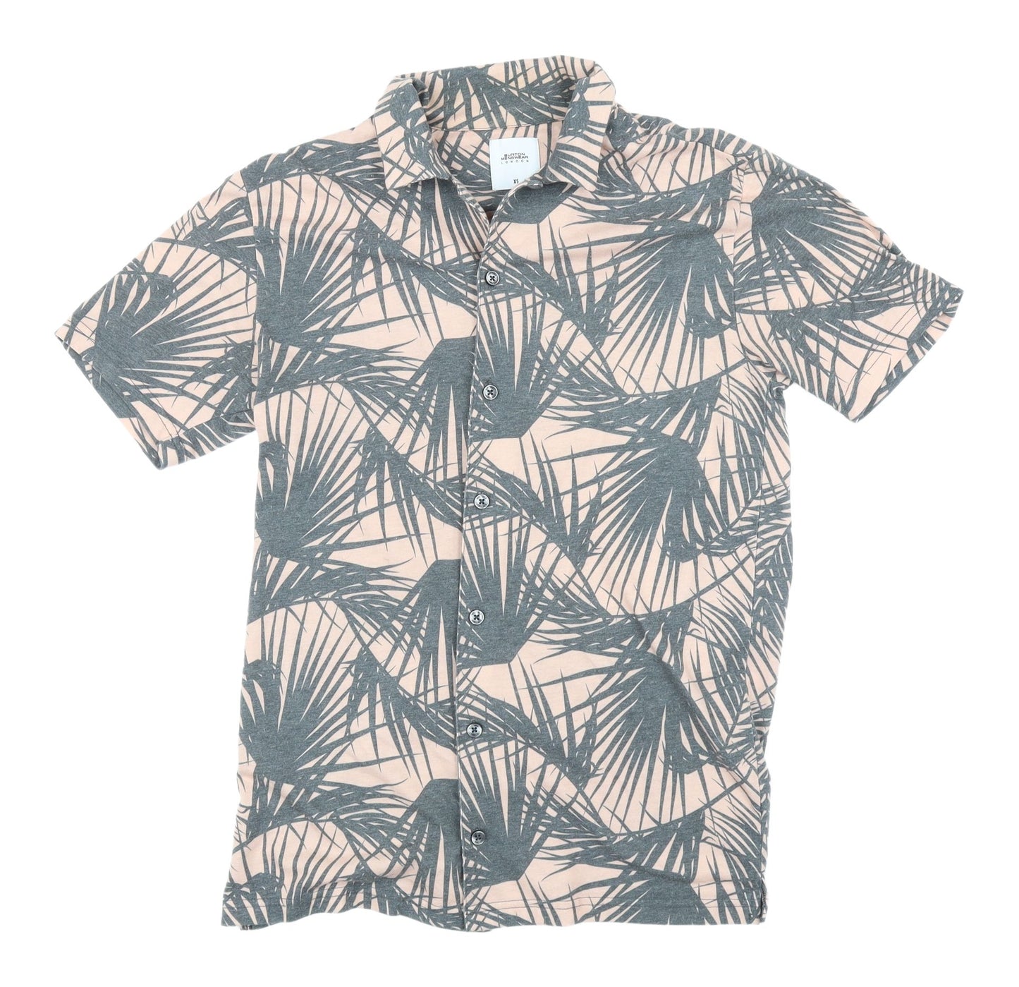 Burton Menswear London XS Men Beige Collared T-Shirt