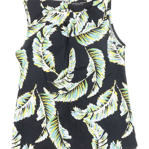 Dorothy Perkins Women's Multicoloured Floral Tunic Blouse UK 10