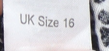 South Women's Black Animal Print Tank Top Size 16