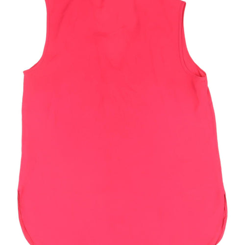Dorothy Perkins Women's Pink Sleeveless Blouse Size 10