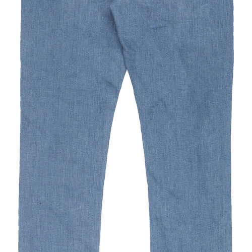 Uniqlo Men's Blue Straight Jeans, Size 32