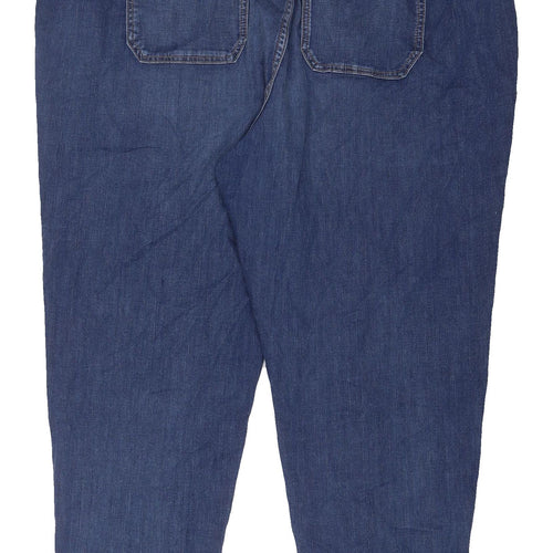 Marks and Spencer Women's Blue Tapered Jeans Size 22