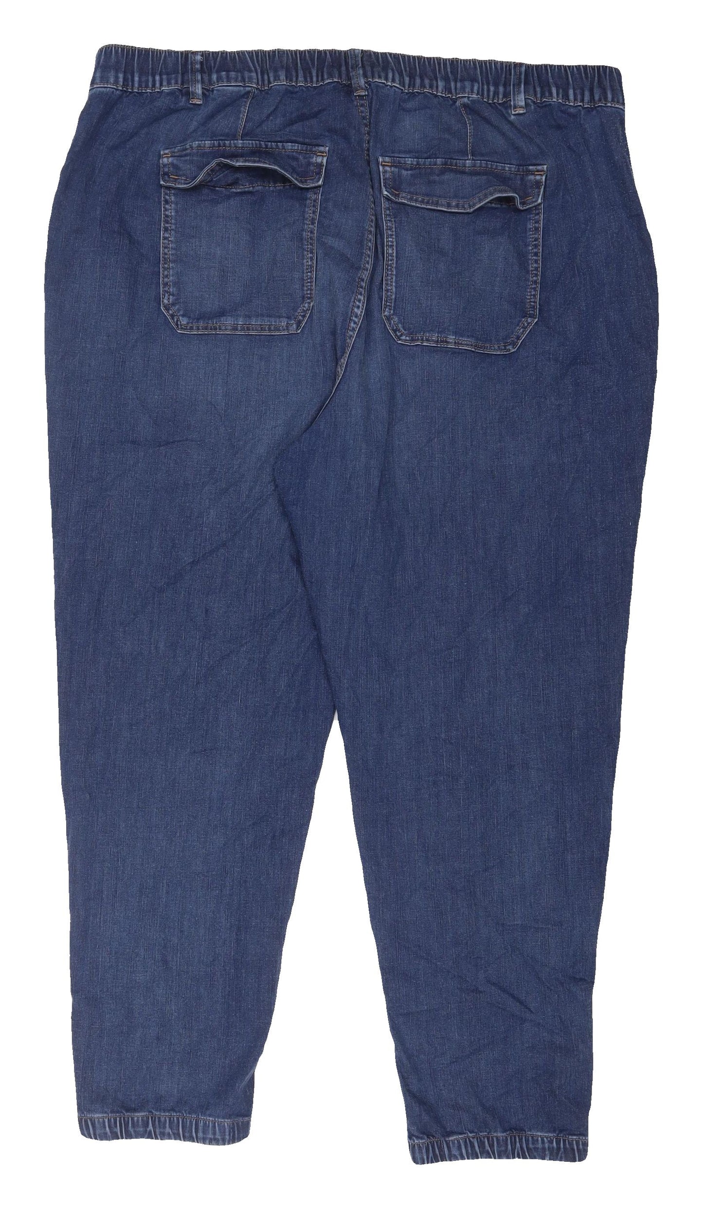 Marks and Spencer Women's Blue Tapered Jeans Size 22