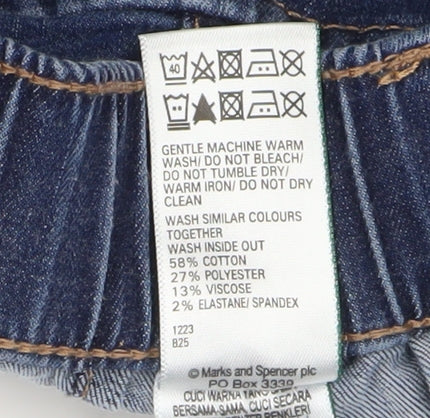 Marks and Spencer Women's Blue Tapered Jeans Size 22