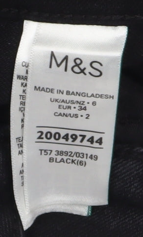 Marks and Spencer Women's Black Bermuda Shorts