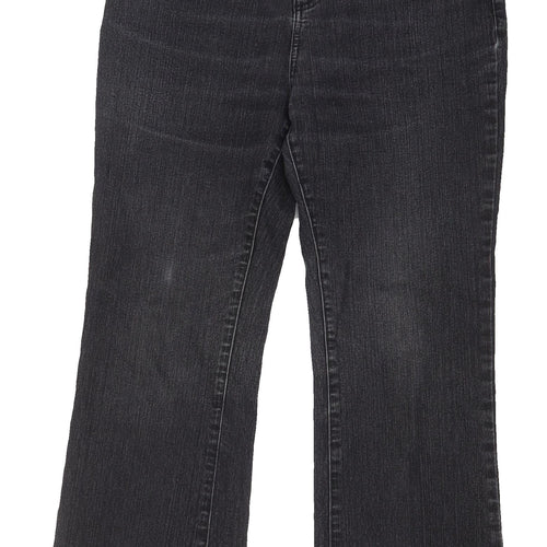 Marks and Spencer Women's Black Bootcut Jeans Size 14