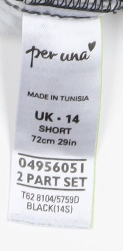 Marks and Spencer Women's Black Bootcut Jeans Size 14