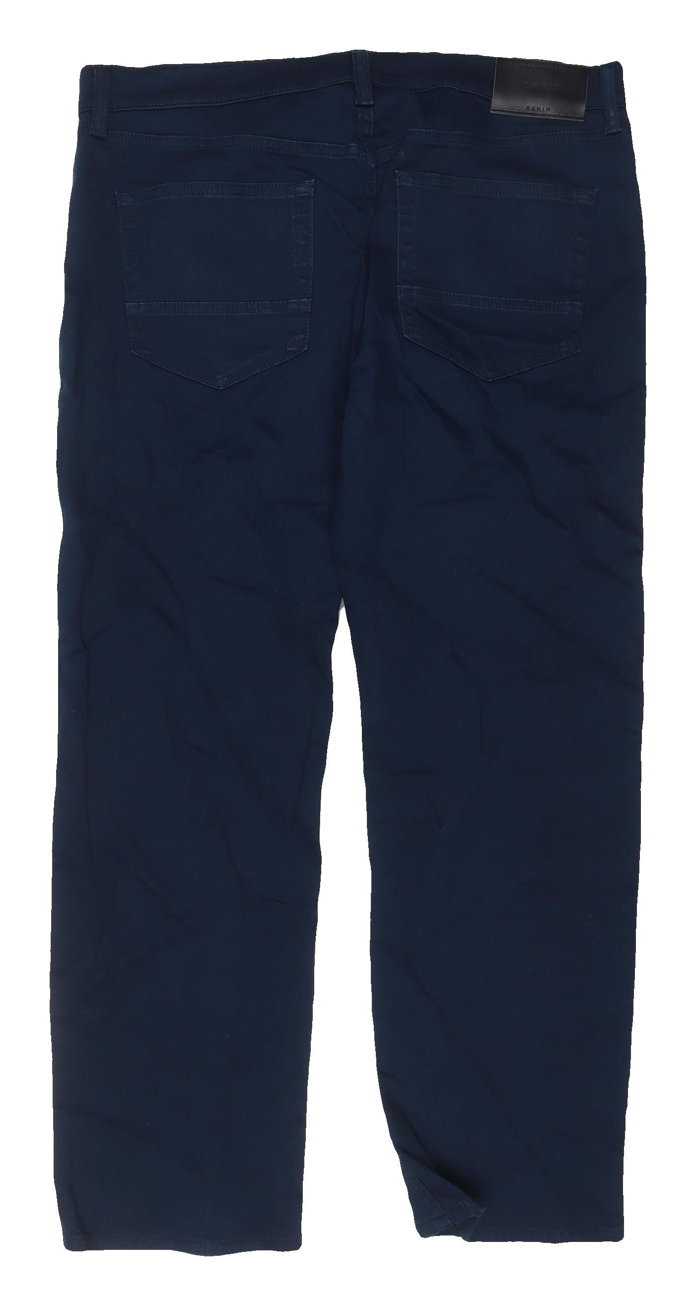 Marks & Spencer Men's Blue Straight Jeans 34W 29L