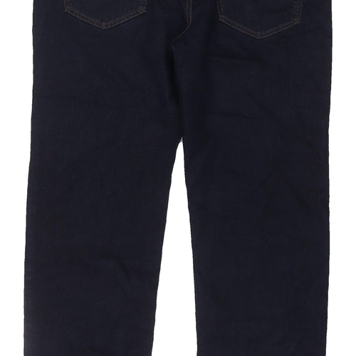 Marks and Spencer Men's Blue Straight Jeans