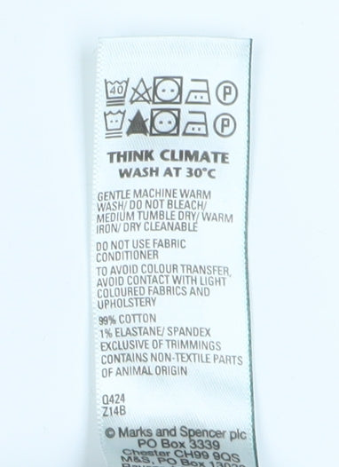 Marks and Spencer Men's Blue Straight Jeans
