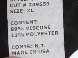 CutLoose Women's Black Cardigan XL Geometric 3/4 Sleeve