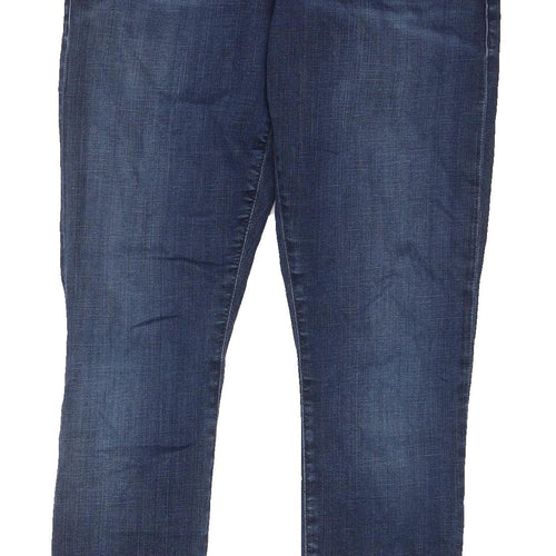 Topshop Women's Blue Skinny Jeans - Size 26