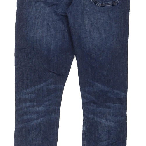 Topshop Women's Blue Skinny Jeans - Size 26