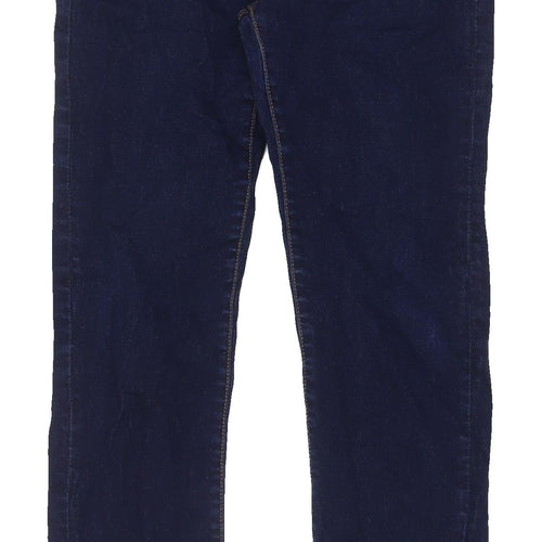 Very Man Men's Blue Straight Jeans - Size M, Dark Wash