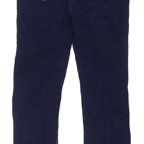 Very Man Men's Blue Straight Jeans - Size M, Dark Wash