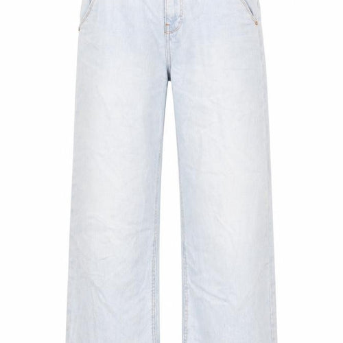 Outfit Girls Blue Cotton Straight Jeans Size 13 Years L22 in Regular Zip - Raw Hems