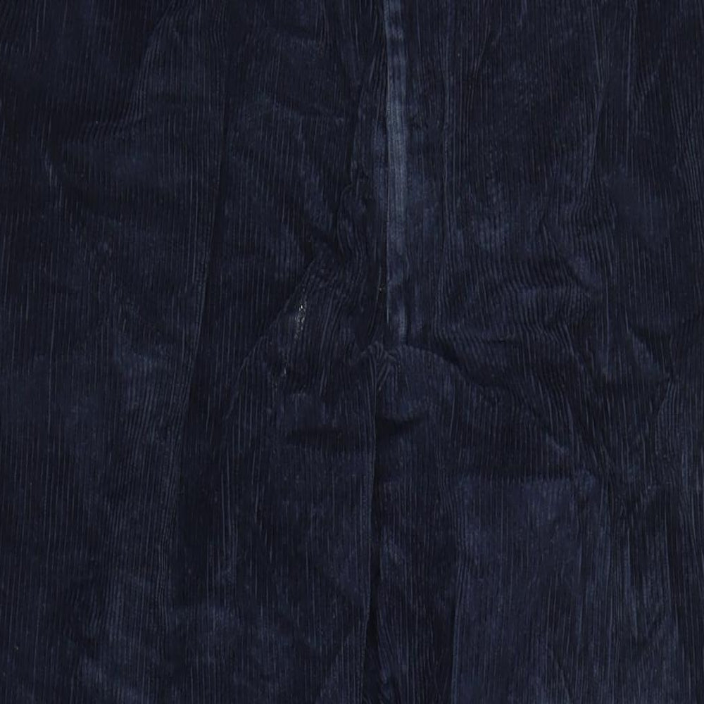 DAKS Mens Blue Cotton Snow Pants Trousers Size 40 in L31 in Regular Zip - Pockets