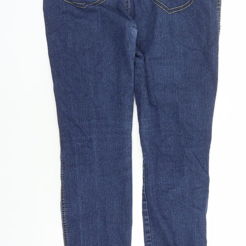 Parisian Womens Blue Cotton Jegging Jeans Size 10 L29 in Regular - Elasticated Waist