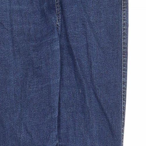 Parisian Womens Blue Cotton Jegging Jeans Size 10 L29 in Regular - Elasticated Waist