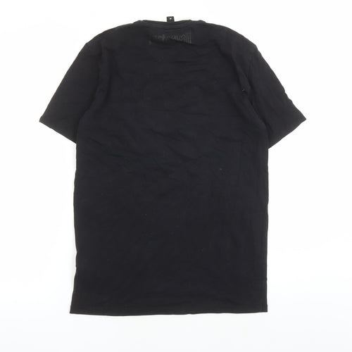 Just Cavalli Mens Black Cotton T-Shirt Size M Crew Neck