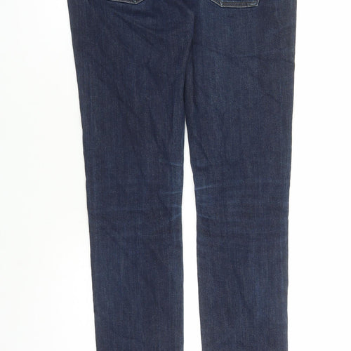 Urban Mens Blue Cotton Straight Jeans Size 30 in L31 in Regular Zip - Pockets